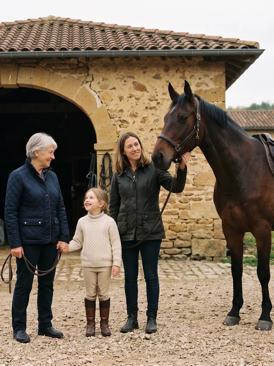 L'équipe, Haras de Fontemieu, centre équestre à Saint-Gervais-sur-Roubion